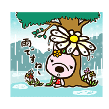 rabbit leisurely forest 2 sticker #11170666