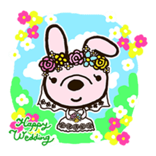 rabbit leisurely forest 2 sticker #11170677