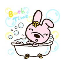 rabbit leisurely forest 2 sticker #11170678