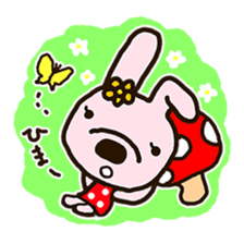 rabbit leisurely forest 2 sticker #11170684