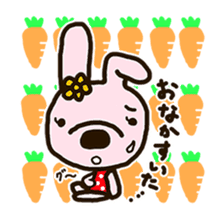 rabbit leisurely forest 2 sticker #11170685