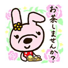 rabbit leisurely forest 2 sticker #11170687