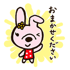 rabbit leisurely forest 2 sticker #11170691