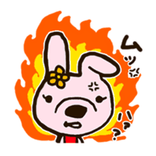 rabbit leisurely forest 2 sticker #11170692