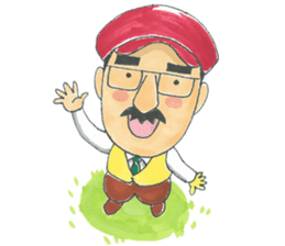 life of the playful president sticker #11171264