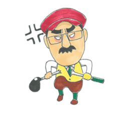 life of the playful president sticker #11171276