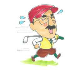 life of the playful president sticker #11171279