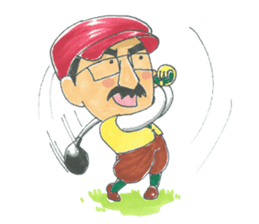 life of the playful president sticker #11171284