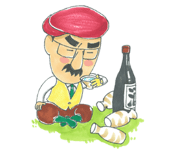 life of the playful president sticker #11171291