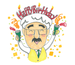 life of the playful president sticker #11171292