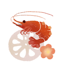 Japanese spiny lobster sticker #11171396