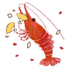 Japanese spiny lobster sticker #11171397