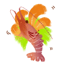 Japanese spiny lobster sticker #11171420