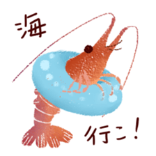 Japanese spiny lobster sticker #11171421