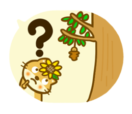 Daily sunflower squirrel sticker #11171858