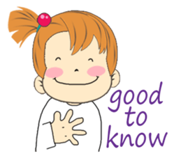 A Little Cute and Lovely Girl, Ver 2 sticker #11171975