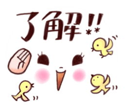 Softly natural face. sticker #11172024