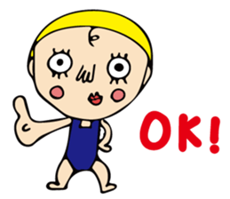 A girl of cute and disgusting summer ver sticker #11172105