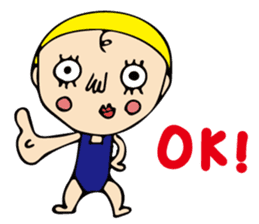 A girl of cute and disgusting summer ver sticker #11172105