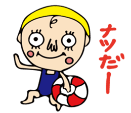 A girl of cute and disgusting summer ver sticker #11172106