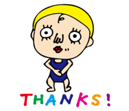 A girl of cute and disgusting summer ver sticker #11172112