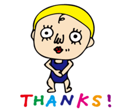 A girl of cute and disgusting summer ver sticker #11172112