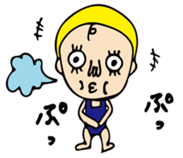 A girl of cute and disgusting summer ver sticker #11172114