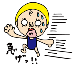 A girl of cute and disgusting summer ver sticker #11172115