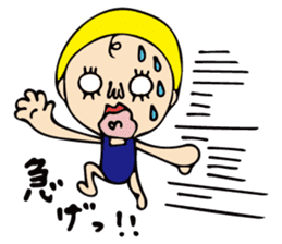 A girl of cute and disgusting summer ver sticker #11172115