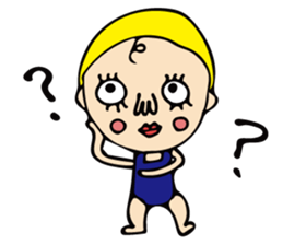 A girl of cute and disgusting summer ver sticker #11172116