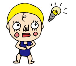 A girl of cute and disgusting summer ver sticker #11172124