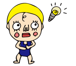 A girl of cute and disgusting summer ver sticker #11172124