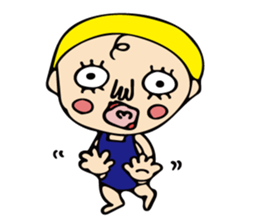 A girl of cute and disgusting summer ver sticker #11172125