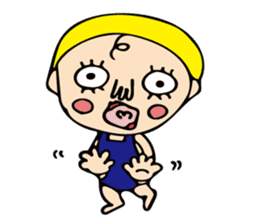 A girl of cute and disgusting summer ver sticker #11172125