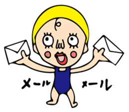 A girl of cute and disgusting summer ver sticker #11172130