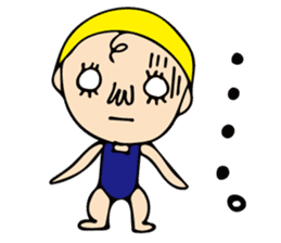 A girl of cute and disgusting summer ver sticker #11172133