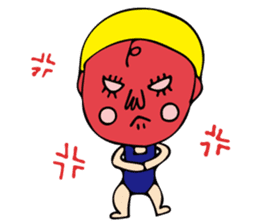 A girl of cute and disgusting summer ver sticker #11172134