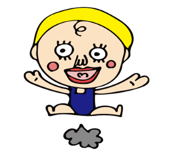 A girl of cute and disgusting summer ver sticker #11172138