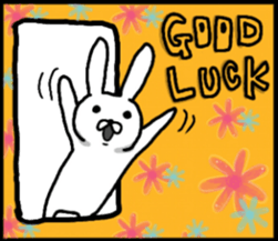 talking rabbit sticker English ver. sticker #11173123