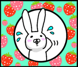 talking rabbit sticker English ver. sticker #11173124