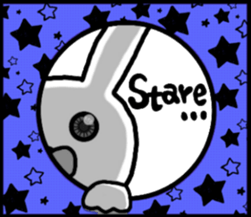 talking rabbit sticker English ver. sticker #11173138