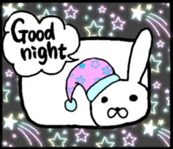 talking rabbit sticker English ver. sticker #11173141