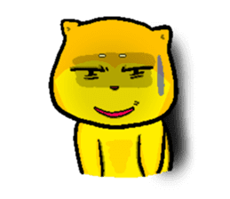 Love and naughty incarnation-Shiba bear sticker #11173268