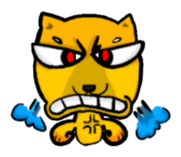 Love and naughty incarnation-Shiba bear sticker #11173282