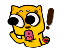 Love and naughty incarnation-Shiba bear sticker #11173283