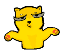 Love and naughty incarnation-Shiba bear sticker #11173288