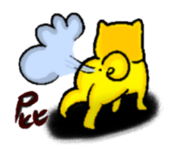 Love and naughty incarnation-Shiba bear sticker #11173292