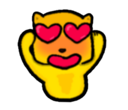 Love and naughty incarnation-Shiba bear sticker #11173293