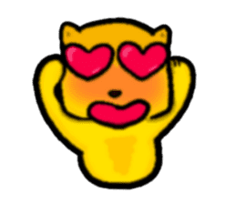 Love and naughty incarnation-Shiba bear sticker #11173293