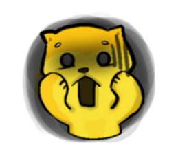 Love and naughty incarnation-Shiba bear sticker #11173301